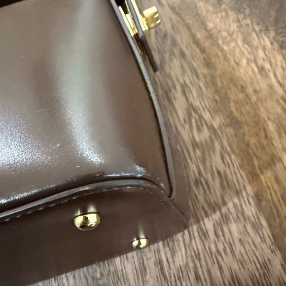 Vereja Brown Leather Handbag - Picture 4 of 5